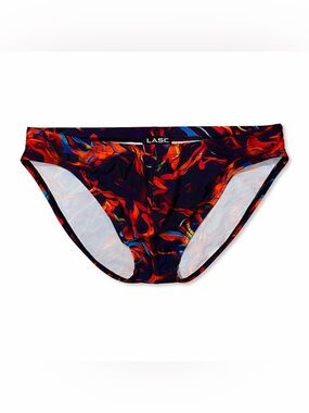 LASC M Men's Super Low Rise Swim 0401 Brief flame liquid fluid medium